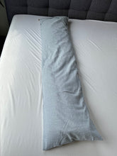 Load image into Gallery viewer, Long body pillow in buckwheat