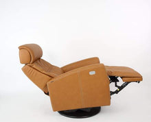 Charger l'image dans la galerie, Fauteuil berçant et inclinable Milan Vintage Cognac