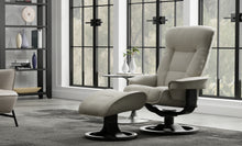 Load image into Gallery viewer, Bergen chair with footstool