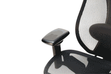 Charger l'image dans la galerie, Chaise ergonomique Tcentric hybride rembourrée en inventaire

