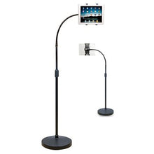 Load image into Gallery viewer, Gooseneck floor stand for tablet
