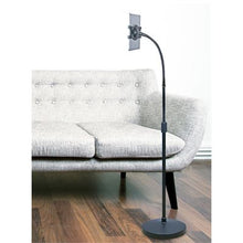 Load image into Gallery viewer, Gooseneck floor stand for tablet
