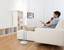 Load image into Gallery viewer, Gooseneck floor stand for tablet
